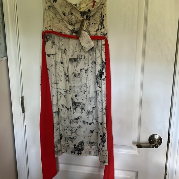 RARE NWT Anthropologie Anthro Maeve fetch and frolic dress size 2 - Picture 2 of 3